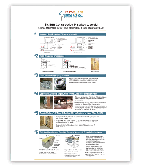 Six EBB Construction Mistakes to Avoid